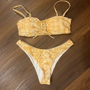 Roxy lace-up bikini